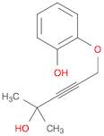 Phenol, 2-[(4-hydroxy-4-methyl-2-pentyn-1-yl)oxy]-