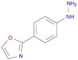 Oxazole, 2-(4-hydrazinylphenyl)-