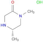 2-Piperazinone, 1,5-dimethyl-, hydrochloride (1:1), (5S)-