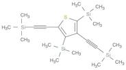 Thiophene, 2,4-bis(trimethylsilyl)-3,5-bis[2-(trimethylsilyl)ethynyl]-