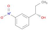 Benzenemethanol, α-ethyl-3-nitro-, (αS)-