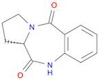 1H-Pyrrolo[2,1-c][1,4]benzodiazepine-5,11(10H,11aH)-dione, 2,3-dihydro-, (11aS)-