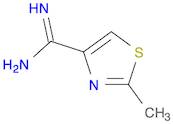 4-Thiazolecarboximidamide, 2-methyl-