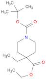 1,4-Piperidinedicarboxylic acid, 4-ethyl-, 1-(1,1-dimethylethyl) 4-ethyl ester