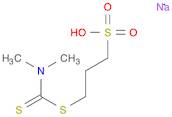 1-Propanesulfonic acid, 3-[[(dimethylamino)thioxomethyl]thio]-, sodium salt (1:1)