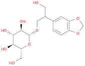 β-D-Glucopyranoside, 2-(1,3-benzodioxol-5-yl)-3-hydroxypropyl