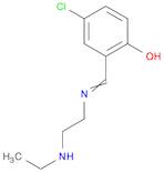 Phenol, 4-chloro-2-[[[2-(ethylamino)ethyl]imino]methyl]-