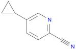 2-Pyridinecarbonitrile, 5-cyclopropyl-