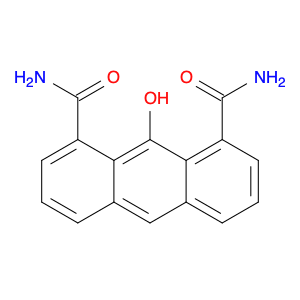 9-Hydroxyanthracene-1,8-dicarboxamide