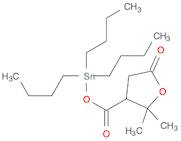 3-Furancarboxylic acid, tetrahydro-2,2-dimethyl-5-oxo-, tributylstannyl ester