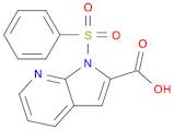 1H-Pyrrolo[2,3-b]pyridine-2-carboxylic acid, 1-(phenylsulfonyl)-