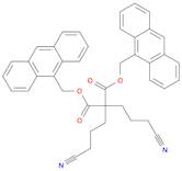 Propanedioic acid, 2,2-bis(3-cyanopropyl)-, 1,3-bis(9-anthracenylmethyl) ester