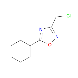 1,2,4-Oxadiazole, 3-(chloromethyl)-5-cyclohexyl-