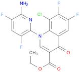 3-Quinolinecarboxylic acid, 1-(6-amino-3,5-difluoro-2-pyridinyl)-8-chloro-6,7-difluoro-1,4-dihyd...