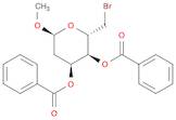 α-D-ribo-Hexopyranoside, methyl 6-bromo-2,6-dideoxy-, dibenzoate (9CI)