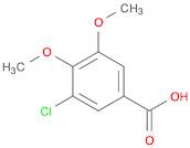 Benzoic acid, 3-chloro-4,5-dimethoxy-