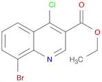 3-Quinolinecarboxylic acid, 8-bromo-4-chloro-, ethyl ester