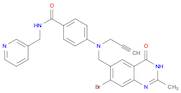 Benzamide, 4-[[(7-bromo-3,4-dihydro-2-methyl-4-oxo-6-quinazolinyl)methyl]-2-propyn-1-ylamino]-N-...