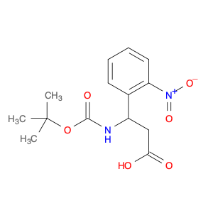 Benzenepropanoic acid, β-[[(1,1-dimethylethoxy)carbonyl]amino]-2-nitro-