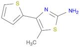 2-Thiazolamine, 5-methyl-4-(2-thienyl)-