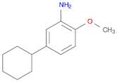 Benzenamine, 5-cyclohexyl-2-methoxy-