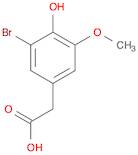 Benzeneacetic acid, 3-bromo-4-hydroxy-5-methoxy-