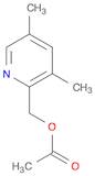 2-Pyridinemethanol, 3,5-dimethyl-, 2-acetate