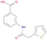 Benzoic acid, 3-[[2-(2-thienyl)acetyl]amino]-