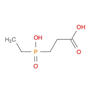 Propanoic acid, 3-(ethylhydroxyphosphinyl)-