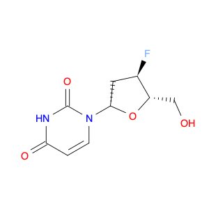 2,4(1H,3H)-Pyrimidinedione, 1-(2,3-dideoxy-3-fluoro-β-L-erythro-pentofuranosyl)-