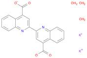 [2,2'-Biquinoline]-4,4'-dicarboxylic acid, potassium salt, hydrate (1:2:3)