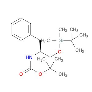 Carbamic acid, N-[(1S)-1-[[[(1,1-dimethylethyl)dimethylsilyl]oxy]methyl]-2-phenylethyl]-, 1,1-dime…