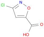 5-Isoxazolecarboxylic acid, 3-chloro-