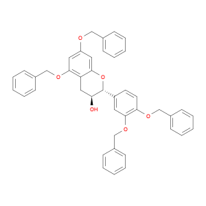 2H-1-Benzopyran-3-ol, 2-[3,4-bis(phenylmethoxy)phenyl]-3,4-dihydro-5,7-bis(phenylmethoxy)-, (2R,3S…