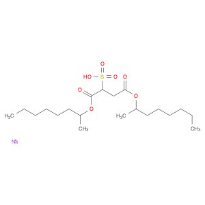 Butanedioic acid, 2-sulfo-, 1,4-bis(1-methylheptyl) ester, sodium salt (1:1)