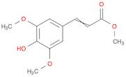 2-Propenoic acid, 3-(4-hydroxy-3,5-dimethoxyphenyl)-, methyl ester