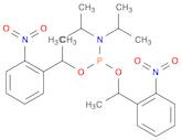 Phosphoramidous acid, bis(1-methylethyl)-, bis[1-(2-nitrophenyl)ethyl] ester (9CI)