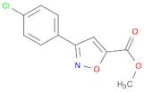 5-Isoxazolecarboxylic acid, 3-(4-chlorophenyl)-, methyl ester