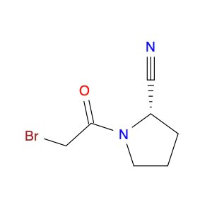2-Pyrrolidinecarbonitrile, 1-(2-bromoacetyl)-, (2S)-