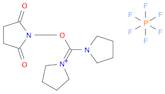 Pyrrolidinium, 1-[[(2,5-dioxo-1-pyrrolidinyl)oxy]-1-pyrrolidinylmethylene]-, hexafluorophosphate...