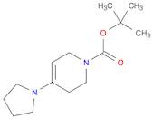 1(2H)-Pyridinecarboxylic acid, 3,6-dihydro-4-(1-pyrrolidinyl)-, 1,1-dimethylethyl ester