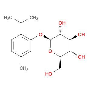 β-D-Glucopyranoside, 5-methyl-2-(1-methylethyl)phenyl