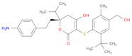 2H-Pyran-2-one, 6-[2-(4-aminophenyl)ethyl]-3-[[2-(1,1-dimethylethyl)-4-(hydroxymethyl)-5-methylp...