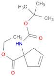 3-Cyclopentene-1-carboxylic acid, 1-[[(1,1-dimethylethoxy)carbonyl]amino]-, ethyl ester