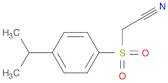 Acetonitrile, 2-[[4-(1-methylethyl)phenyl]sulfonyl]-