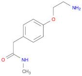 Benzeneacetamide, 4-(2-aminoethoxy)-N-methyl-