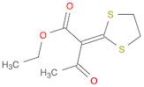 Butanoic acid, 2-(1,3-dithiolan-2-ylidene)-3-oxo-, ethyl ester