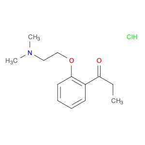 1-Propanone, 1-[2-[2-(dimethylamino)ethoxy]phenyl]-, hydrochloride (1:1)