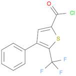 2-Thiophenecarbonyl chloride, 4-phenyl-5-(trifluoromethyl)-