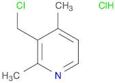 Pyridine, 3-(chloromethyl)-2,4-dimethyl-, hydrochloride (1:1)